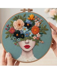 TAMBOUR A BRODER BOIS 15cm 2