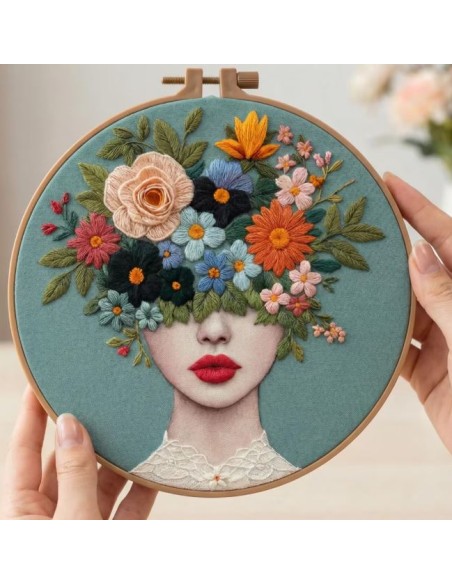 TAMBOUR A BRODER BOIS 15cm