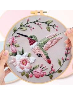 TAMBOUR A BRODER BOIS 18 cm 2