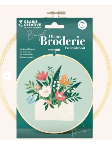KIT  BRODERIE Bouquet Oh my broderie
