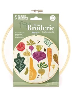KIT BRODERIE POTAGER Oh my broderie