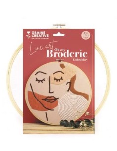 kIT BRODERIE VISAGE  LINE ART