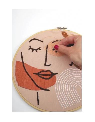 kIT BRODERIE VISAGE  LINE ART