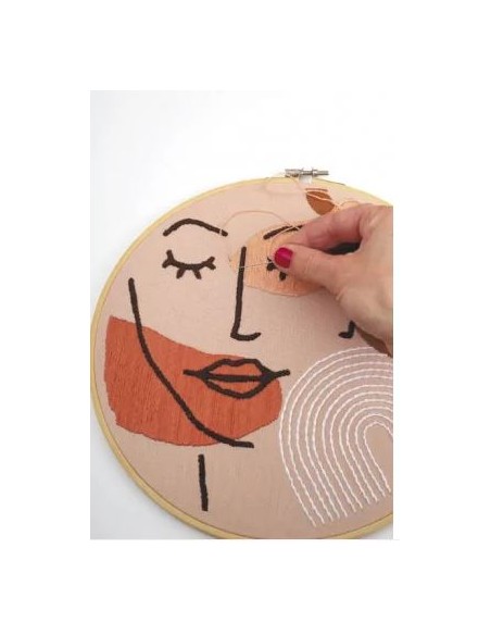 kIT BRODERIE VISAGE  LINE ART
