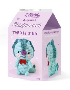 KIT CROCHET MINIGURUMI TARO LE DINO 100mm