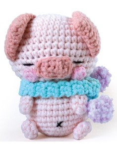 KIT CROCHET MINIGURUMI POCO LE COCHON 100mm 2