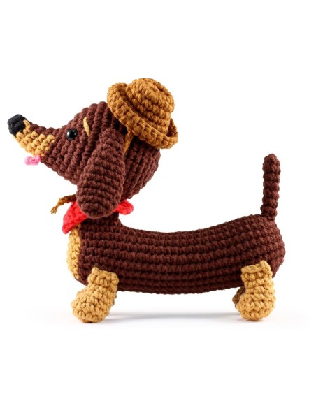 KIT CROCHET AMIGURUMI ABEL LE TECKEL