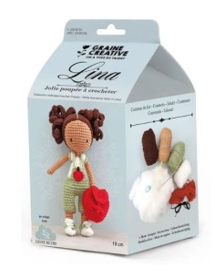 KIT CROCHET POUPEE LINA