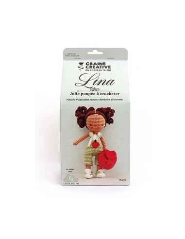 KIT CROCHET POUPEE LINA