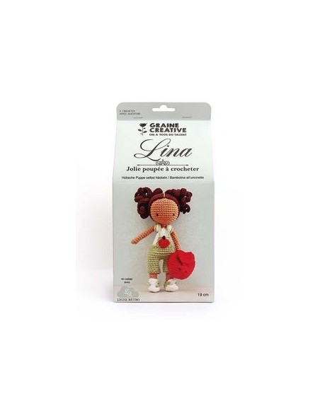 KIT CROCHET POUPEE LINA