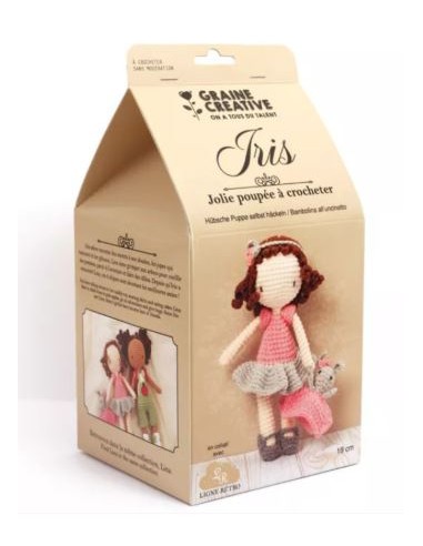 KIT CROCHET POUPEE IRIS