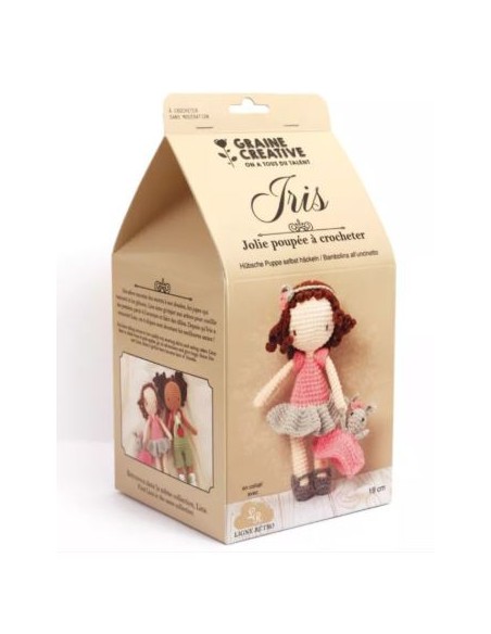 KIT CROCHET POUPEE IRIS