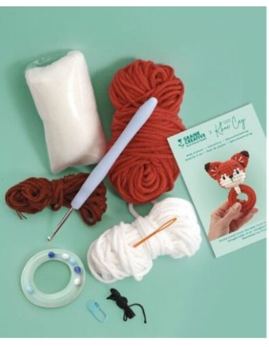 KIT CROCHET HOCHET RENARD