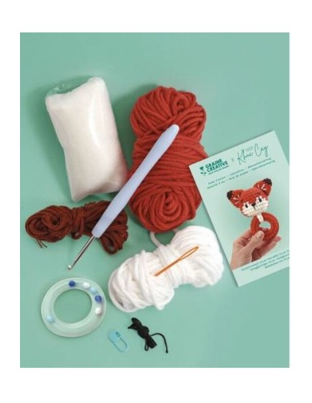 KIT CROCHET HOCHET RENARD