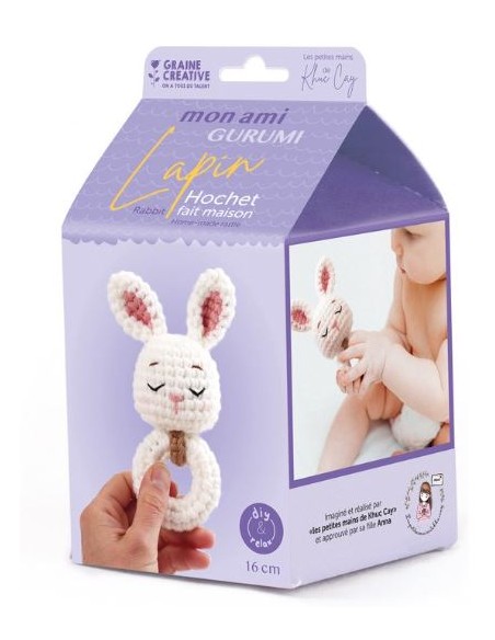 KIT CROCHET HOCHET LAPIN
