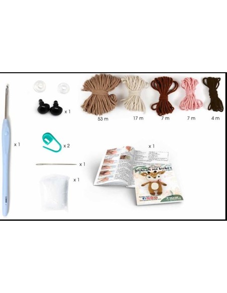 KIT CROCHET AMIGURUMI BICHE