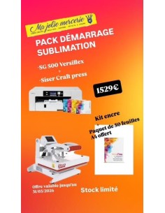 PACK DE DEMARRAGE SUBLIMATION