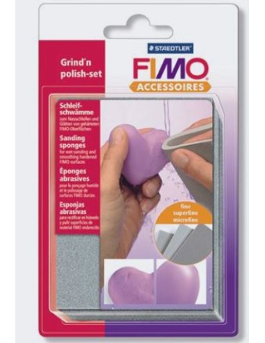 SET 3 EPONGES ABRASIVES