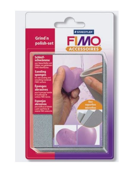 SET 3 EPONGES ABRASIVES