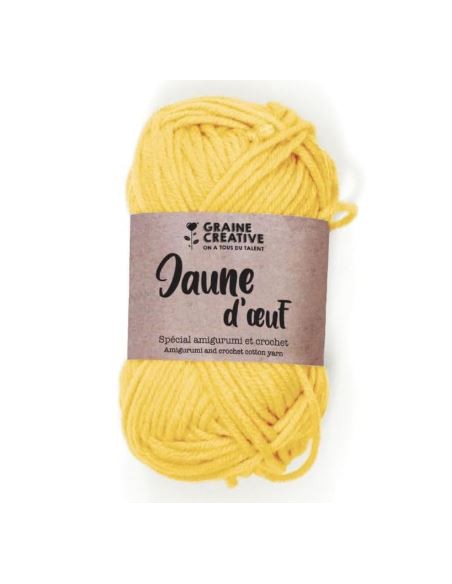 FIL DE COTON JAUNE