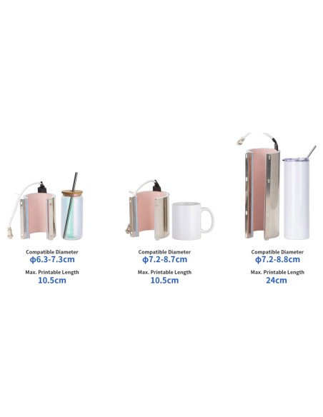 PRESSE À MUGS 3 EN 1 DOUBLE STATION