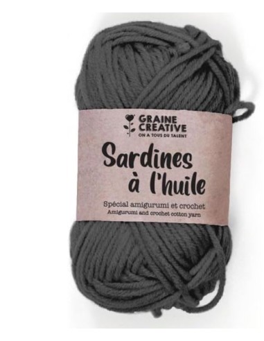 FIL DE COTON GRIS FONCE