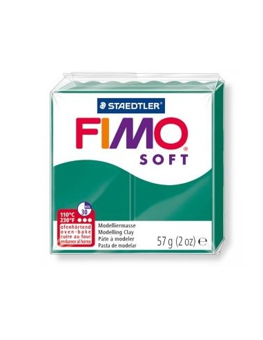 PATE FIMO SOFT EMERAUDE 57 g