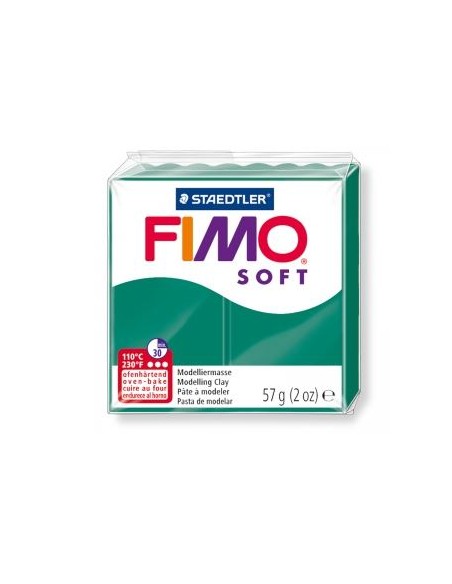 PATE FIMO SOFT EMERAUDE 57 g