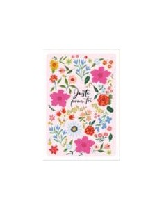 Carte double" juste pour toi "