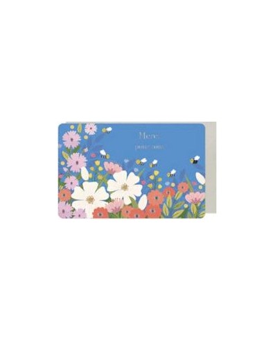 CARTE DOUBLE + ENVELOPPE "MERCI POUR TOUT"