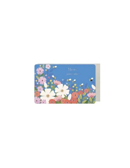 CARTE DOUBLE + ENVELOPPE "MERCI POUR TOUT"