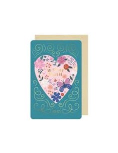 CARTE"JE T'AIME MAMIE"