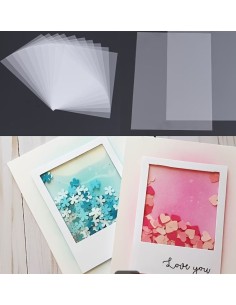 ACETATE 15.5X10.5 (Feuille acetate pour scrap & shaker) lot de 25 feuilles 2