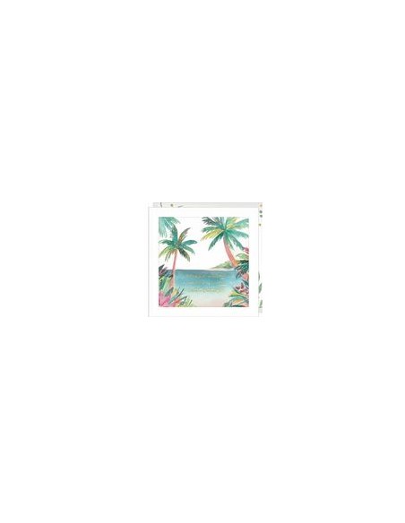 Carte double 15x15 + enveloppe "Chaque sourire est un rayon de soleil partagé"
