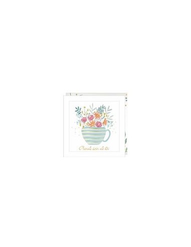 Carte double 15x15 + enveloppe "Prends soin de toi "