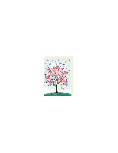 Carte double maxi 24x32 + enveloppe satinée