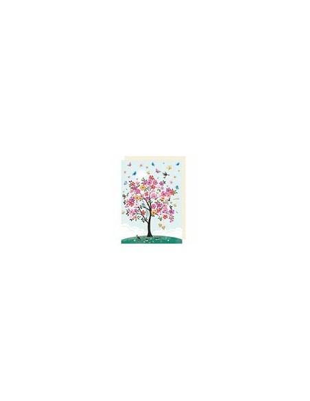 Carte double maxi 24x32 + enveloppe satinée