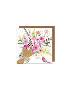 Carte double 17x17 + enveloppe