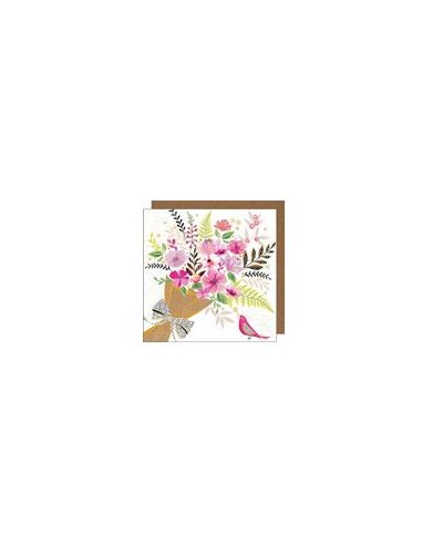 Carte double 17x17 + enveloppe
