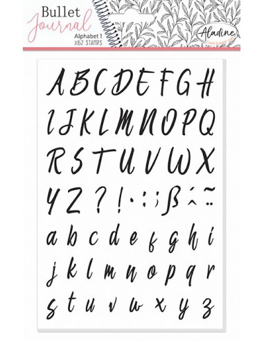 Stampo bullet journal alphabet 1