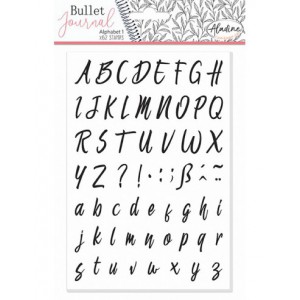 Stampo bullet journal alphabet 1