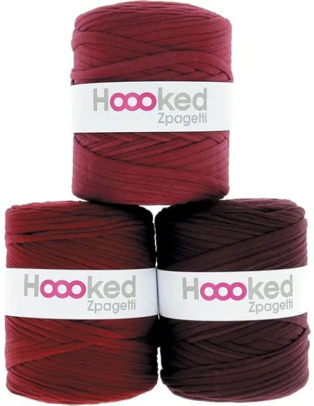 Bobine fil à tricoter tee-shirt Bordeaux