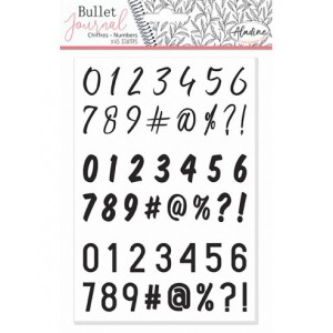 Stampo bullet journal chiffres 2