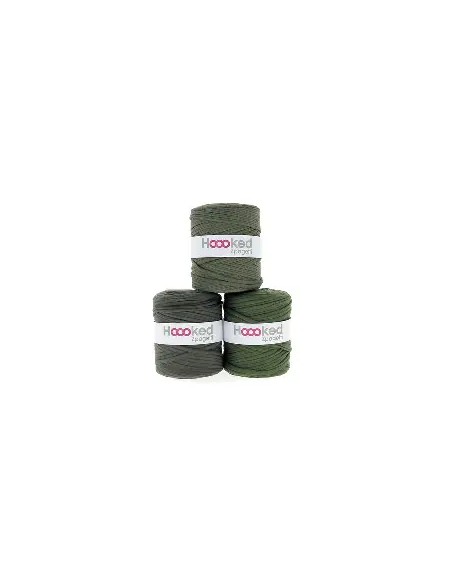 Bobine fil à tricoter tee-shirt vert olive