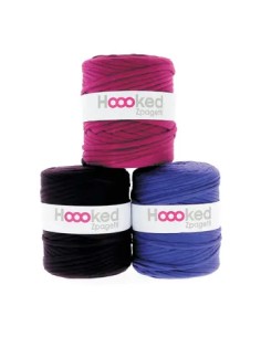 Bobine fil à tricoter tee-shirt violette