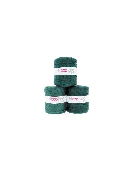 Bobine fil à tricoter tee-shirt vert foncé