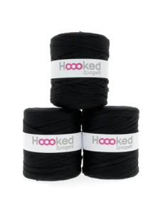 Bobine fil à tricoter tee-shirt NOIR
