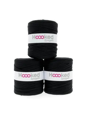 Bobine fil à tricoter tee-shirt NOIR