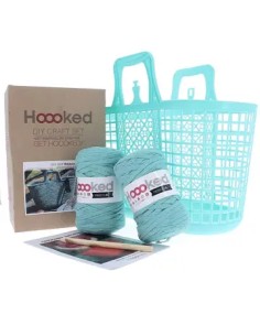 Sac Shopping au crochet  vert kit complet
