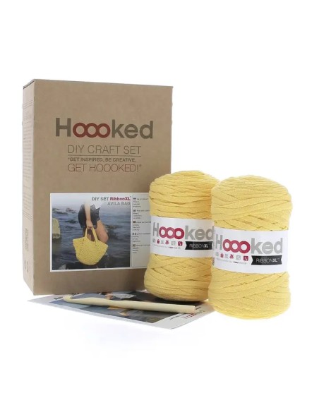 Kit crochet Sac de plage Jaune citron